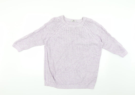 Womens UK Size 18 BHS Purple Pullover Jumper