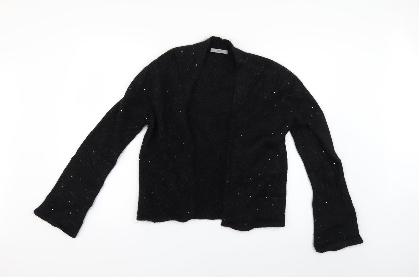 Womens UK Size 14 Marks and Spencer Black Cape Jumper
