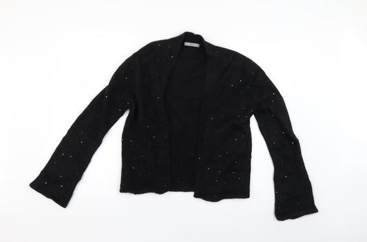 Womens UK Size 14 Marks and Spencer Black Cape Jumper