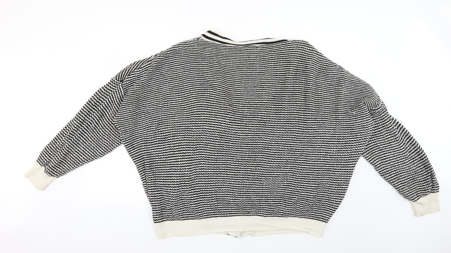 Womens UK Size M Cooperative Beige Cape Jumper
