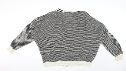 Womens UK Size M Cooperative Beige Cape Jumper