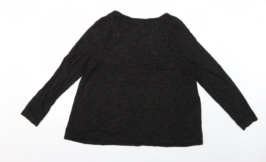 Womens UK Size 18 NEXT Black Basic Blouse