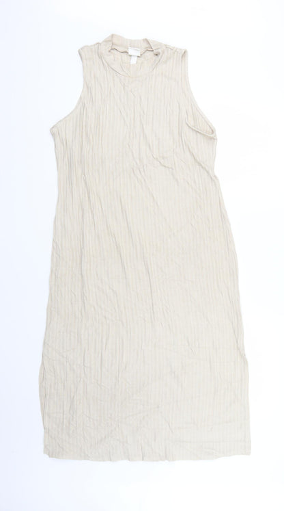 H&M Womens Beige   Bodycon  Size L