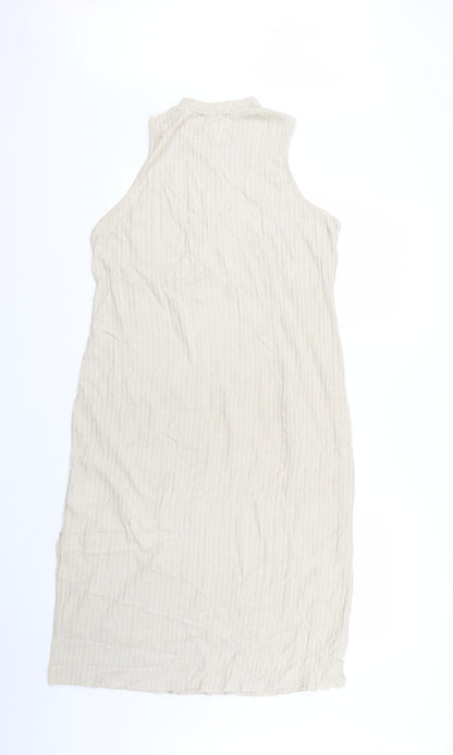 H&M Womens Beige   Bodycon  Size L