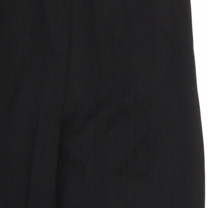 Womens UK Size 16 Preworn Regular Fit  Black Trousers