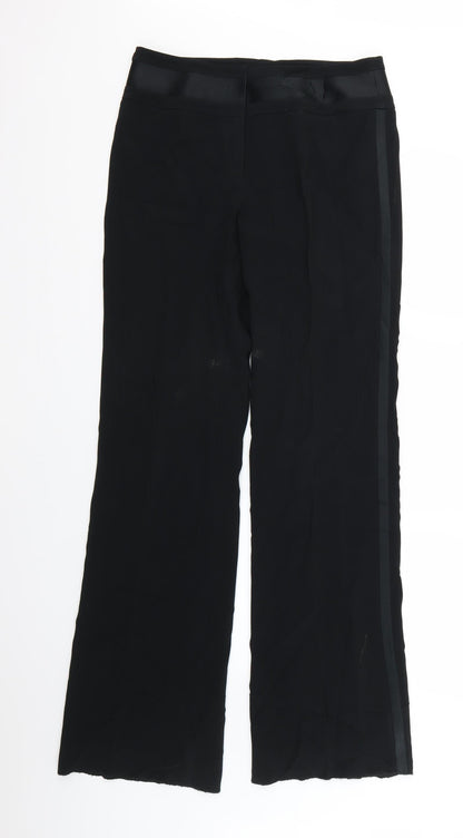 Womens UK Size 10 Linea Regular Fit  Black Trousers