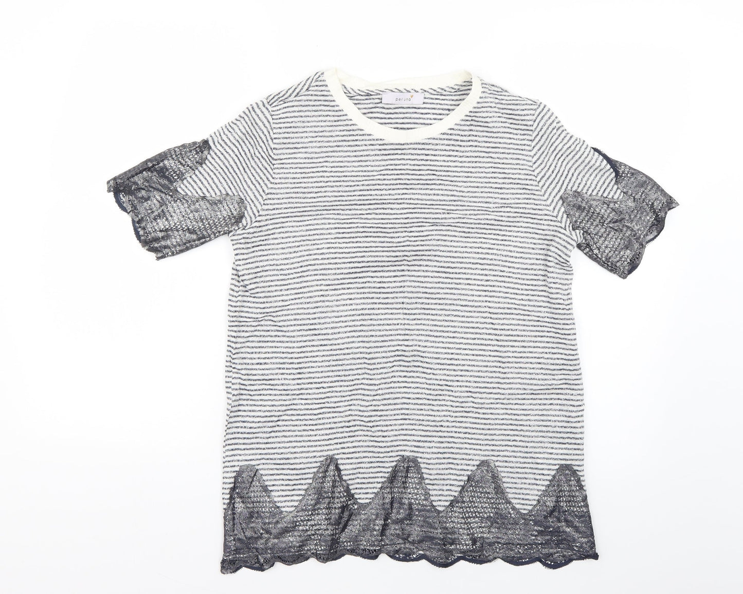 Womens UK Size 10 marks Multicoloured Basic Blouse