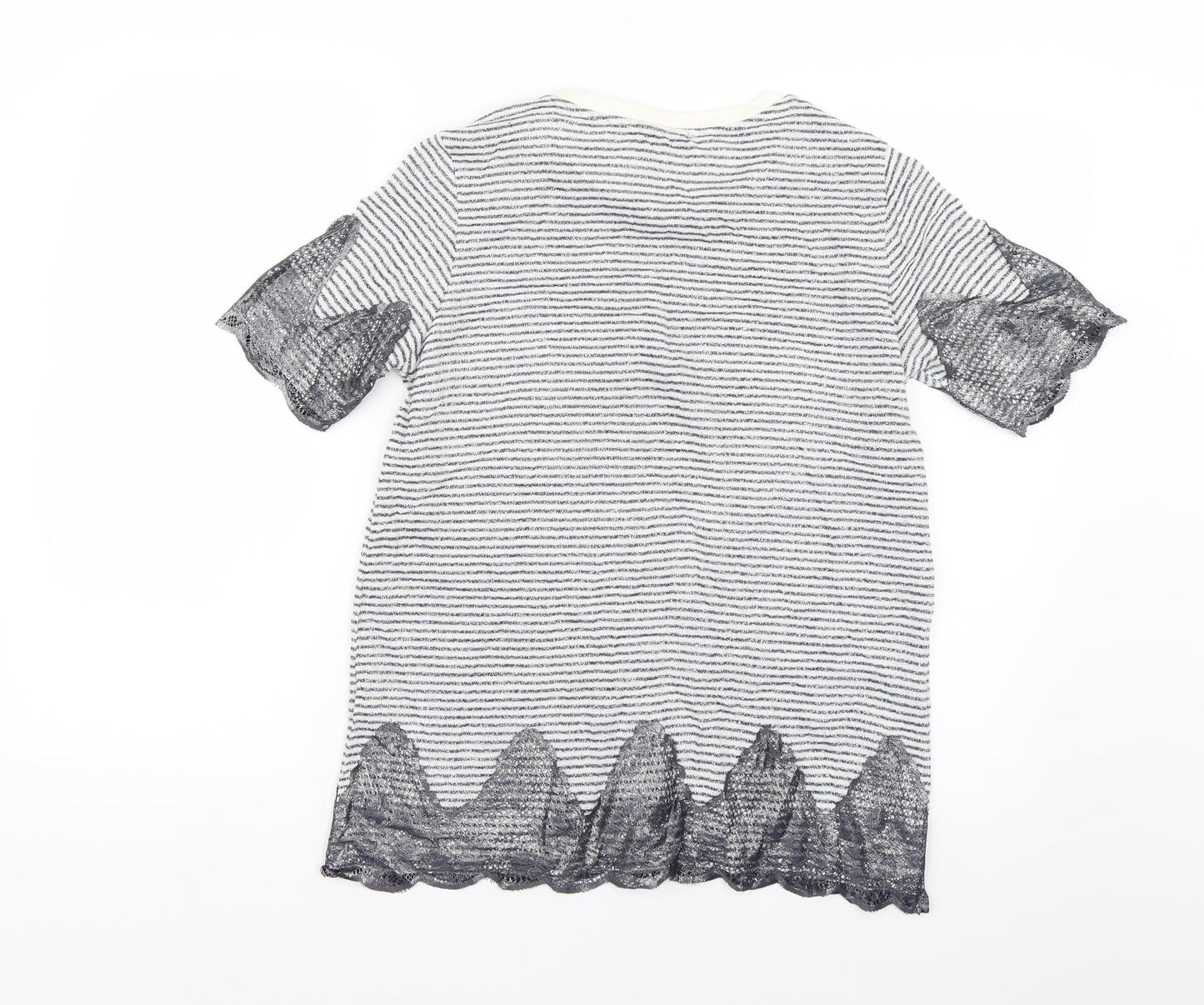 Womens UK Size 10 marks Multicoloured Basic Blouse