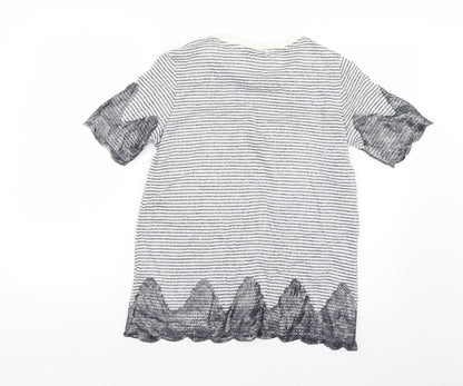 Womens UK Size 10 marks Multicoloured Basic Blouse
