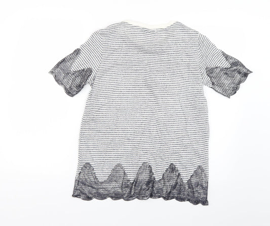 Womens UK Size 10 marks Multicoloured Basic Blouse