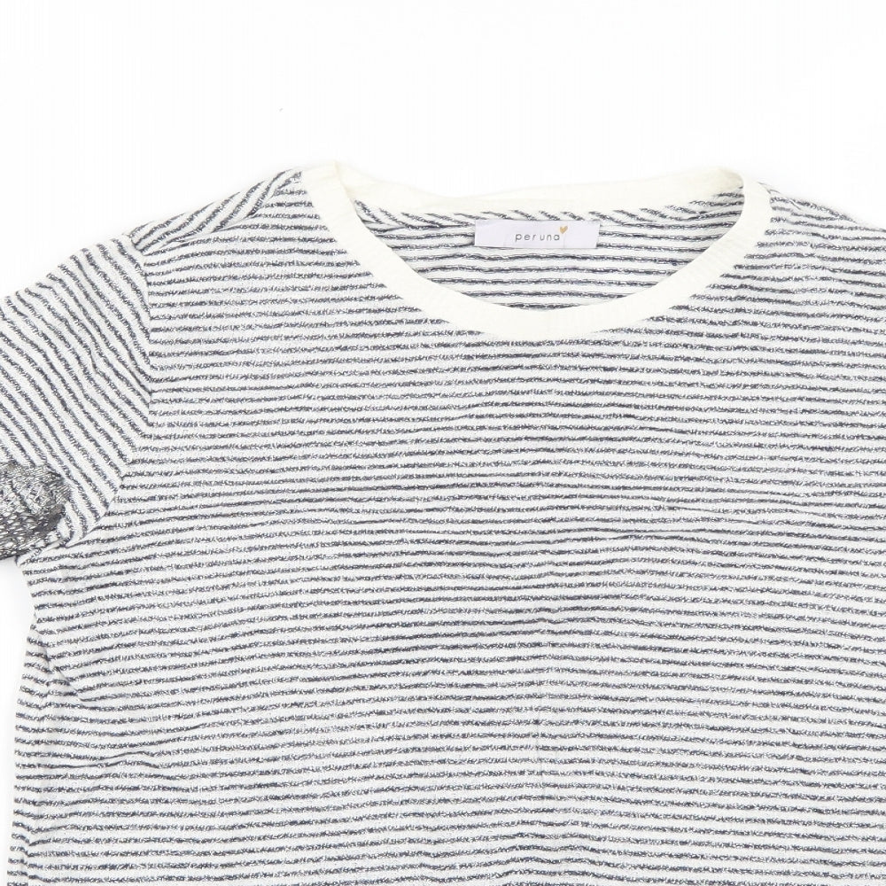 Womens UK Size 10 marks Multicoloured Basic Blouse