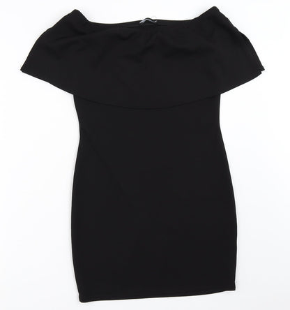 PRETTYLITTLETHING Womens Black   Bodycon  Size 10