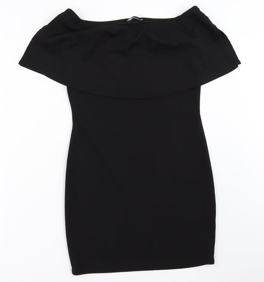 PRETTYLITTLETHING Womens Black   Bodycon  Size 10