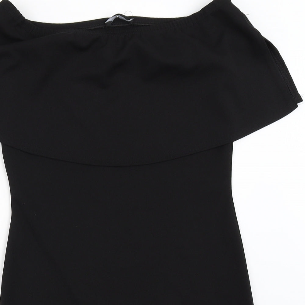 PRETTYLITTLETHING Womens Black   Bodycon  Size 10