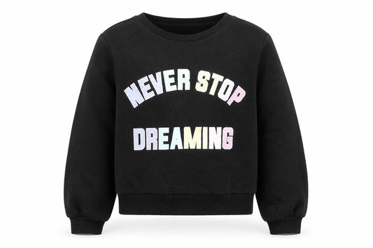 H&M Girls Black   Pullover Sweatshirt Size 11-12 Years