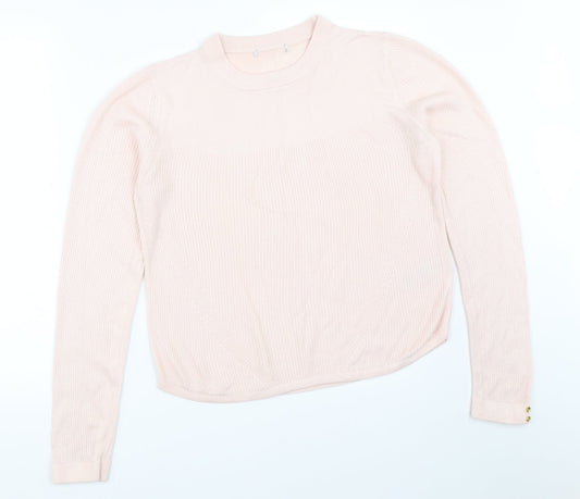 Womens UK Size 10 Marks and Spencer Pink Pullover Jumper