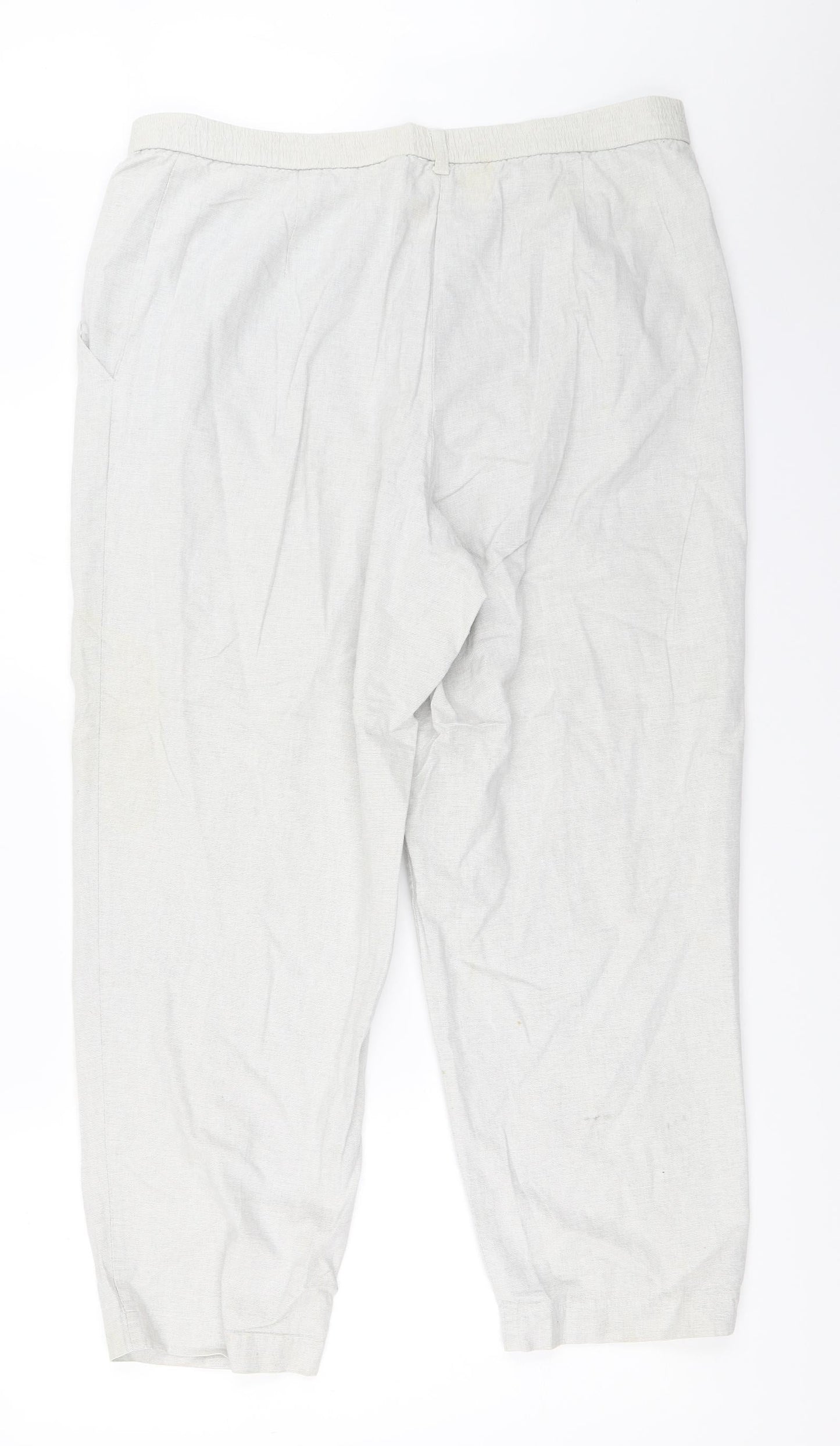 Womens UK Size 18 Marks and Spencer Regular Fit  Grey Trousers