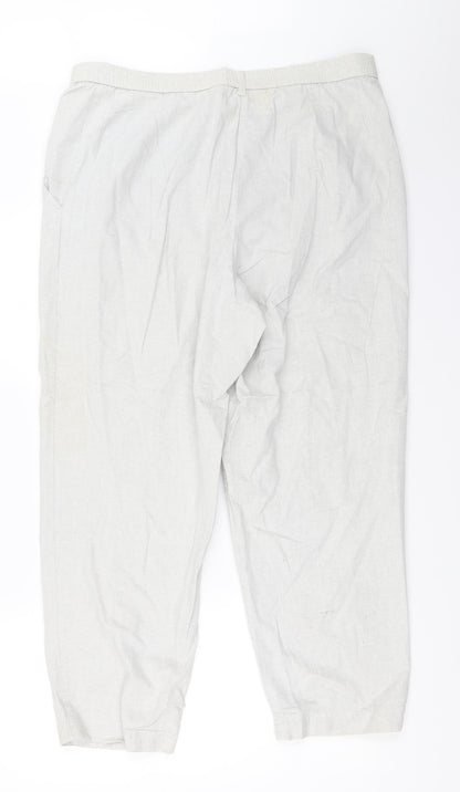 Womens UK Size 18 Marks and Spencer Regular Fit  Grey Trousers