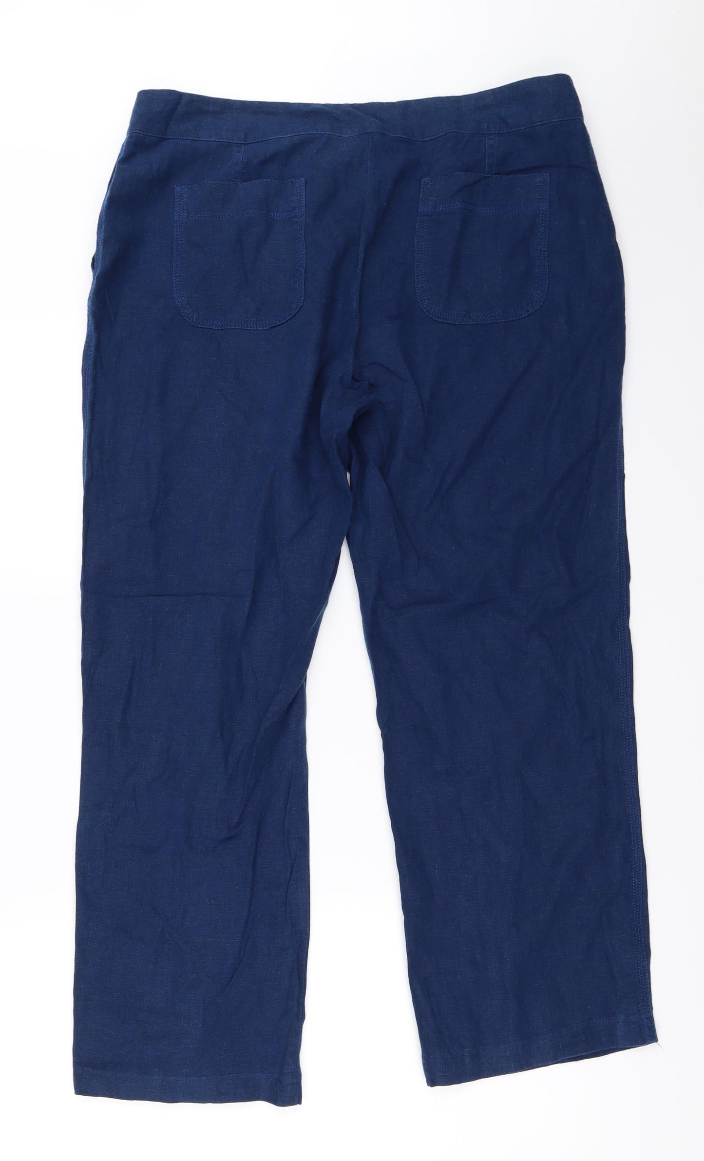 Womens UK Size 36 in Preworn Regular Fit  Blue Trousers