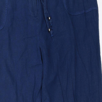 Womens UK Size 36 in Preworn Regular Fit  Blue Trousers