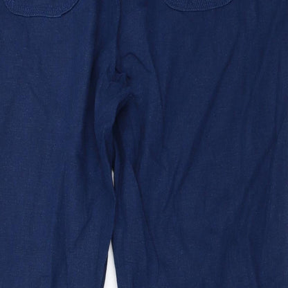 Womens UK Size 36 in Preworn Regular Fit  Blue Trousers
