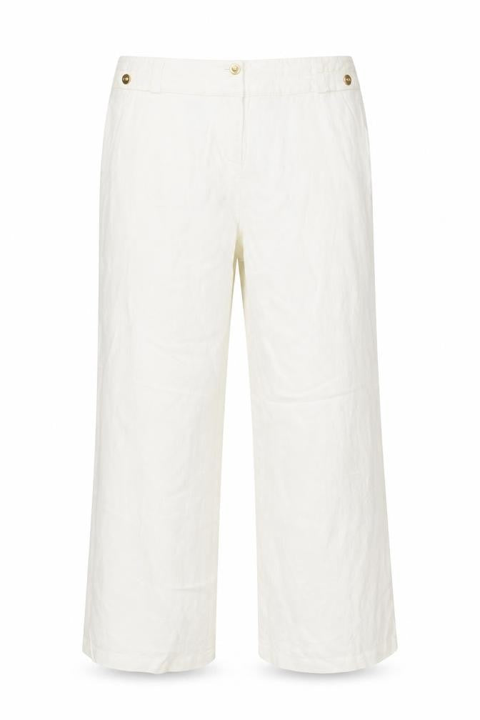 Womens UK Size 34 in Preworn Regular Fit  White Trousers