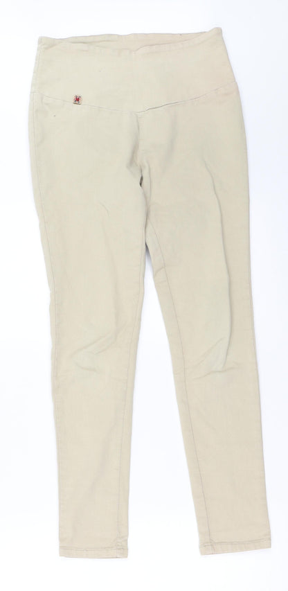 Womens UK Size 28 in Preworn Regular Fit  Beige Trousers