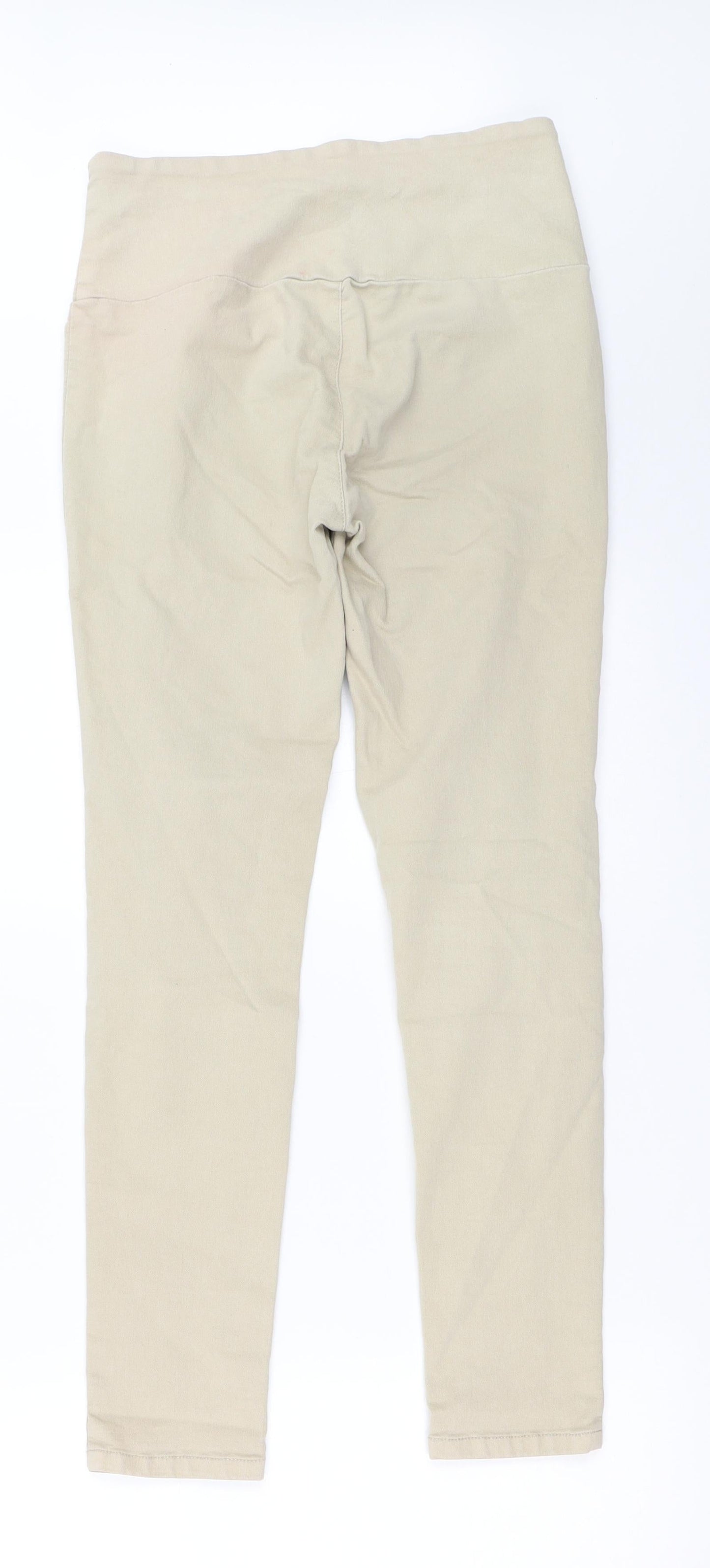 Womens UK Size 28 in Preworn Regular Fit  Beige Trousers