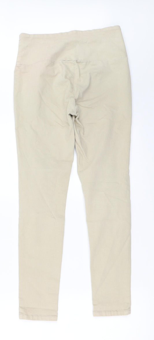 Womens UK Size 28 in Preworn Regular Fit  Beige Trousers