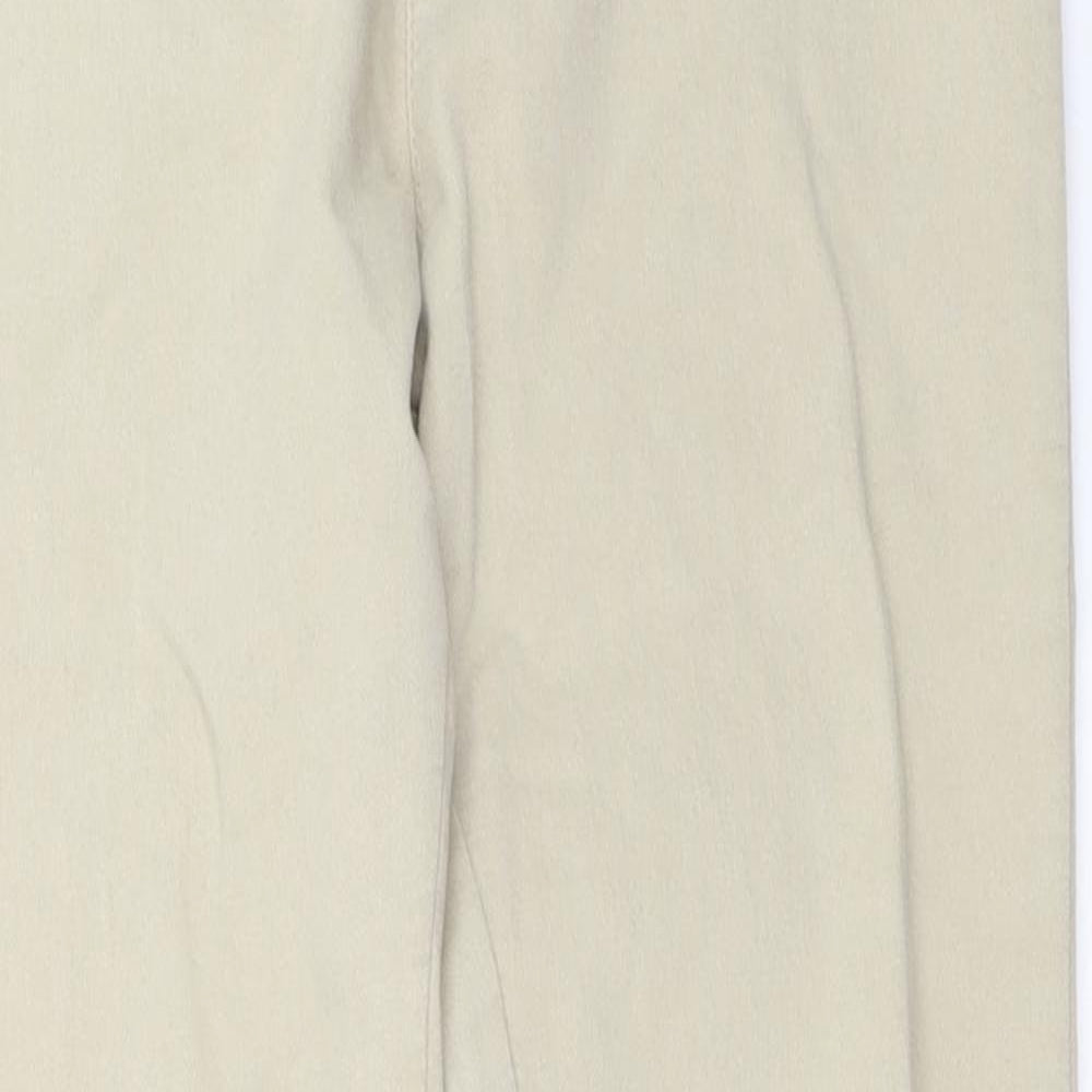 Womens UK Size 28 in Preworn Regular Fit  Beige Trousers