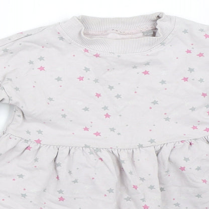 Blue Zoo Girls Grey   Fit & Flare  Size 2-3 Years