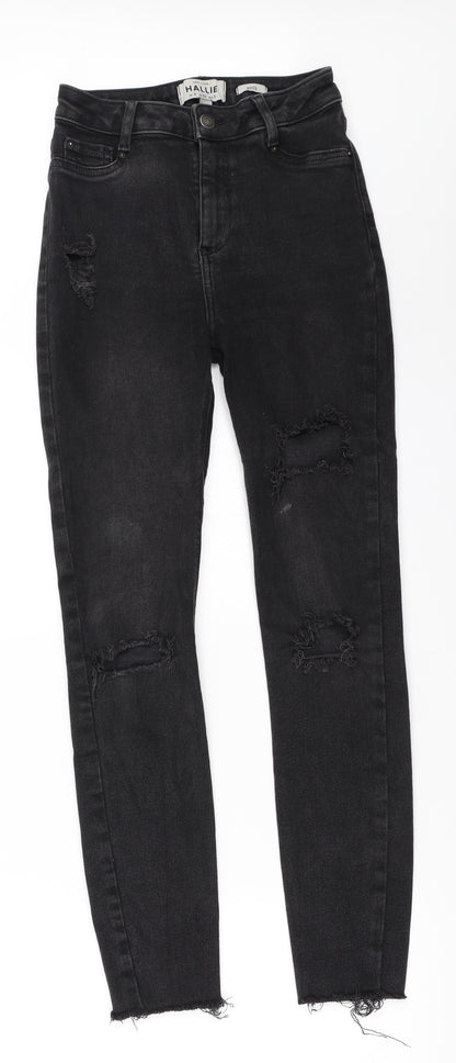 New Look Womens Black   Skinny Jeans Size 6 L27.5 in