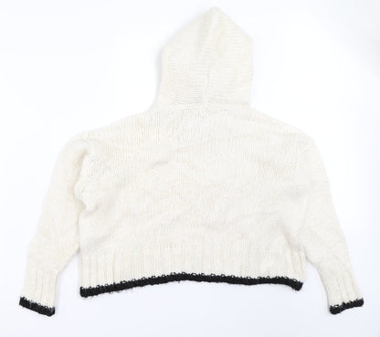 Miss Selfridge Womens Ivory   Pullover Jumper Size 6