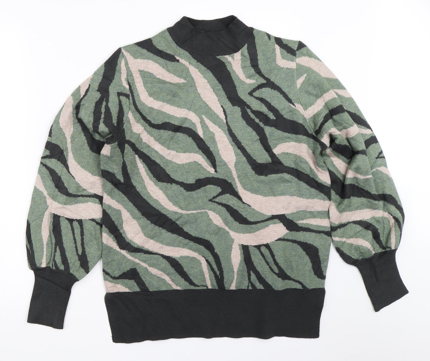 Womens UK Size M Marks and Spencer Green Pullover Jumper