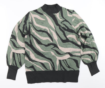 Womens UK Size M Marks and Spencer Green Pullover Jumper