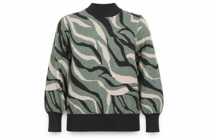 Womens UK Size M Marks and Spencer Green Pullover Jumper