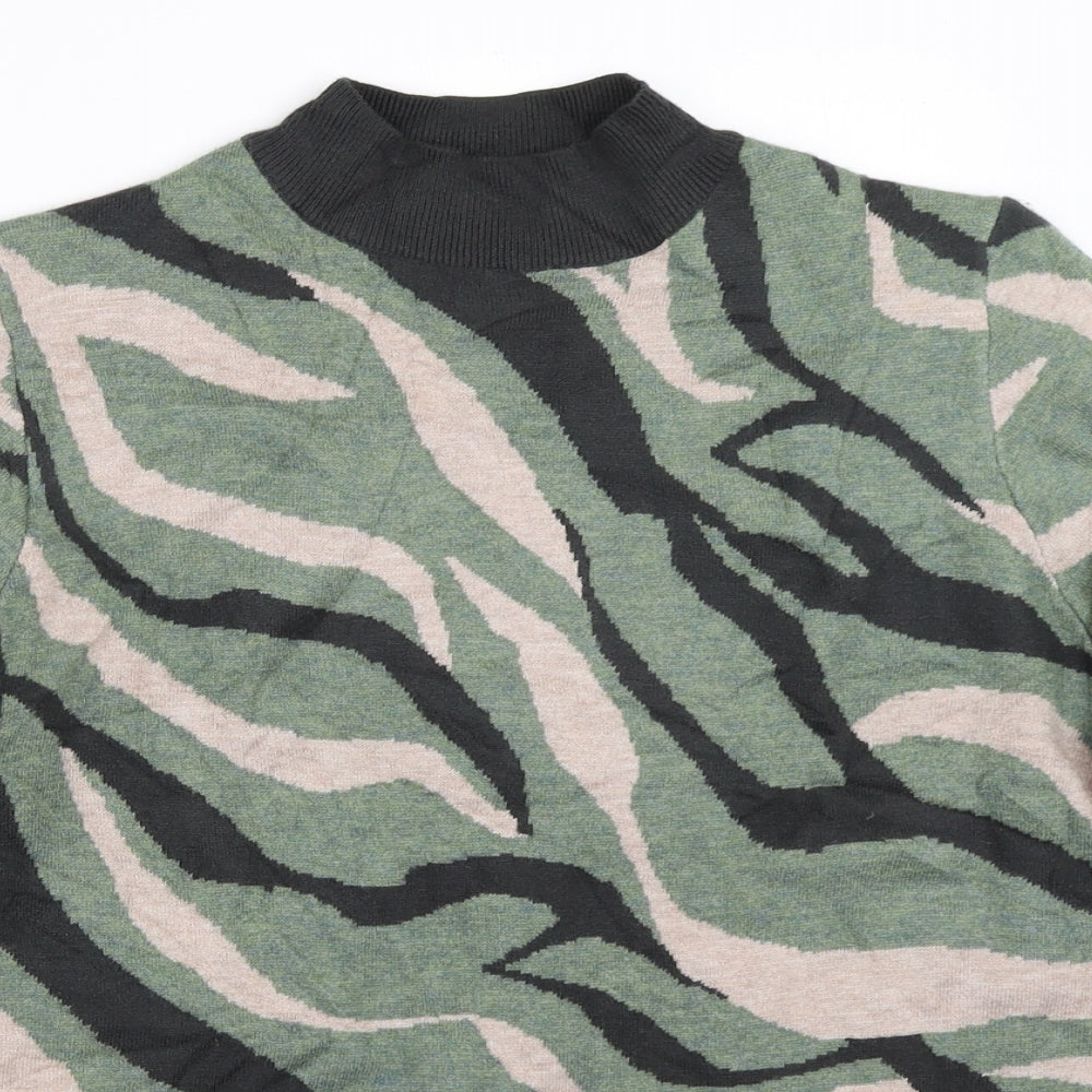 Womens UK Size M Marks and Spencer Green Pullover Jumper