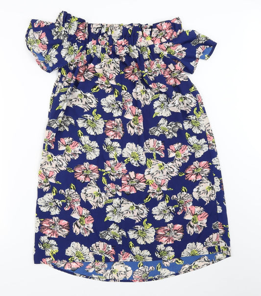 Atmosphere Womens Blue Floral  Shift  Size 10