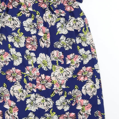 Atmosphere Womens Blue Floral  Shift  Size 10