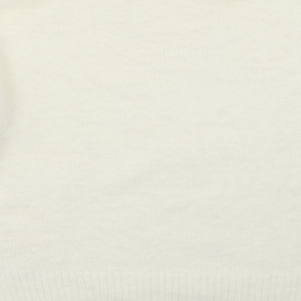 Womens UK Size S New Look Ivory Pullover Jumper