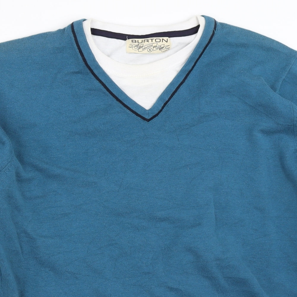 Burton Mens Blue   Pullover Jumper Size S