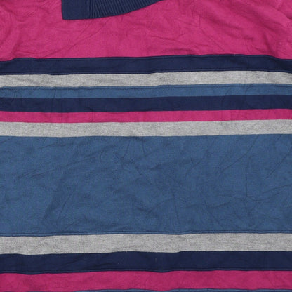 Country Casuals Womens Blue Striped  Pullover Jumper Size M