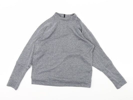 Womens UK Size M Jaqueline de Yong Silver Pullover Jumper