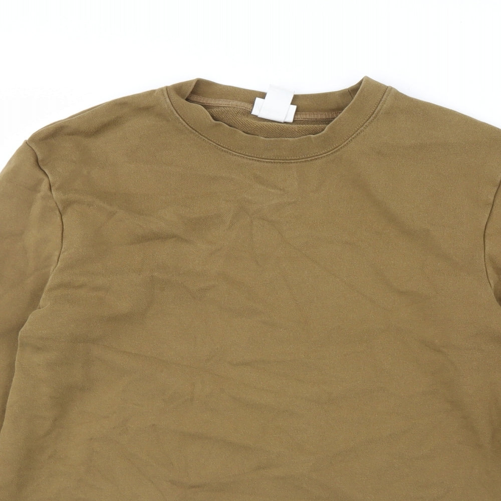 H&M Mens Green   Pullover Jumper Size S