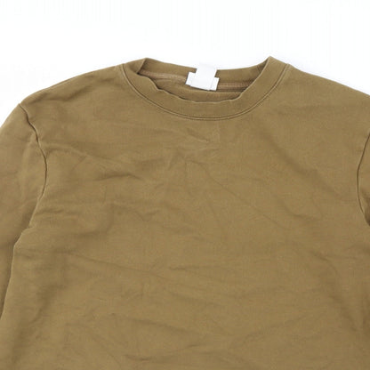 H&M Mens Green   Pullover Jumper Size S