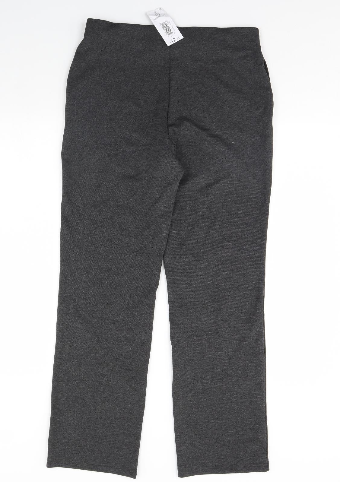 Womens UK Size 12 Papaya Regular Fit  Grey Trousers