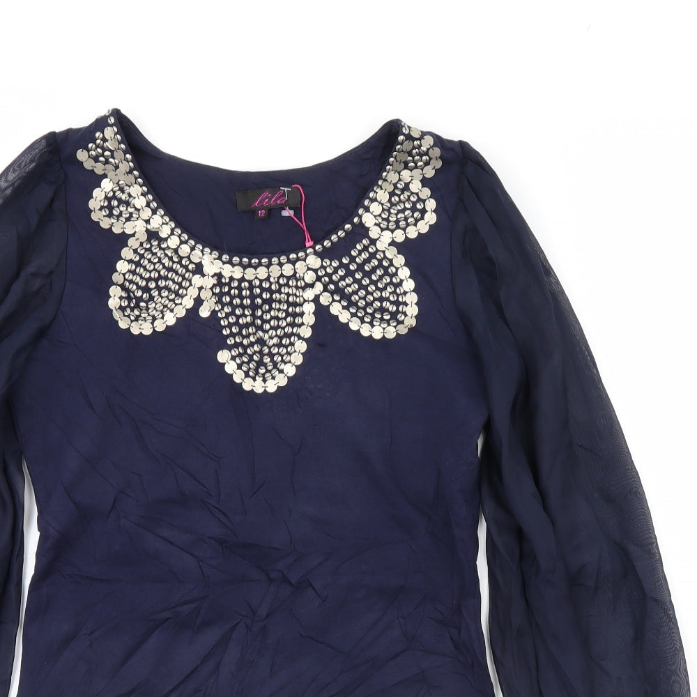 Lila Womens Blue   Mini  Size 12