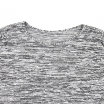 Womens UK Size 10 Blooming Marvellous Grey Cropped T-Shirt