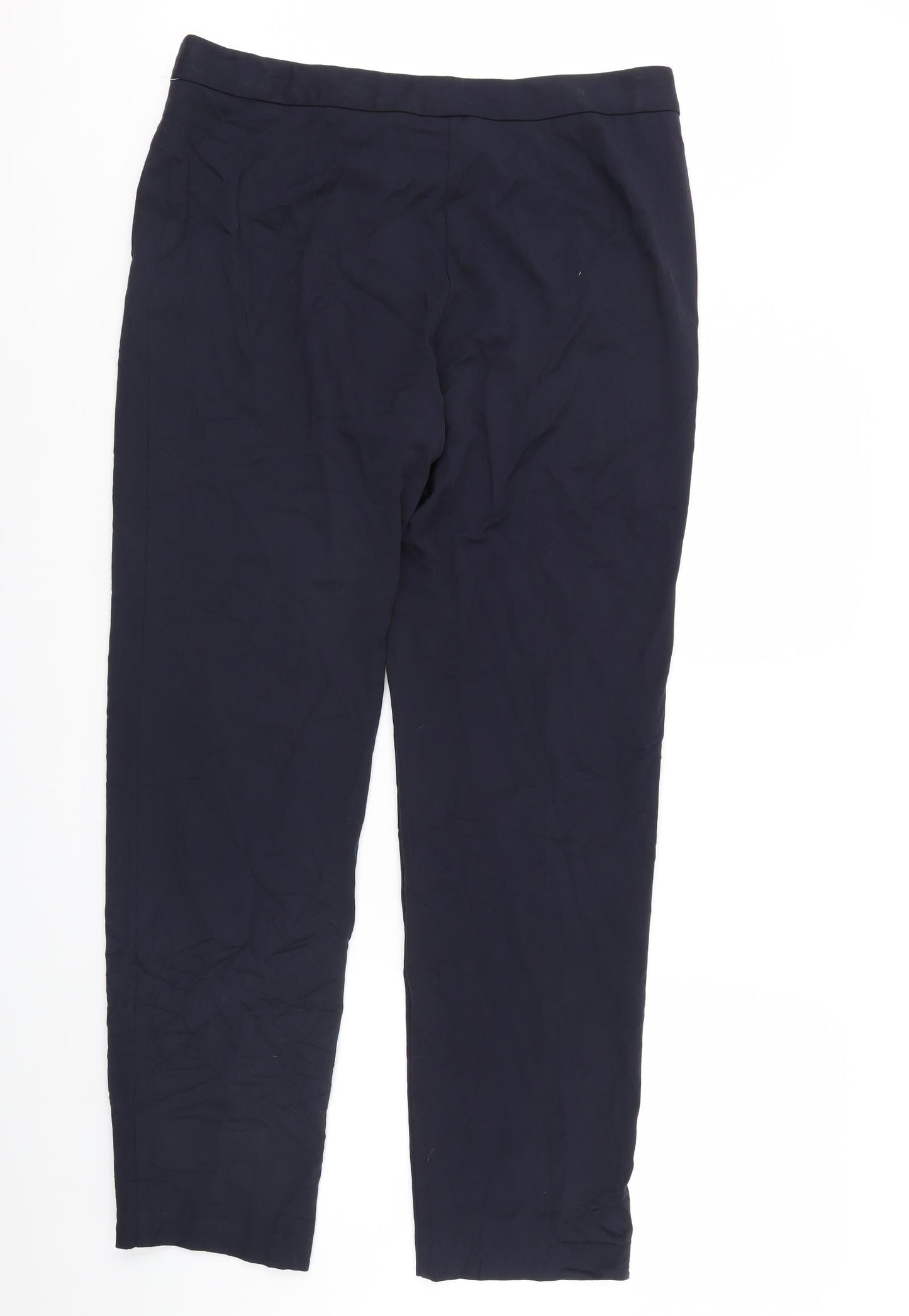 Womens UK Size 16 m&s Regular Fit  Blue Trousers