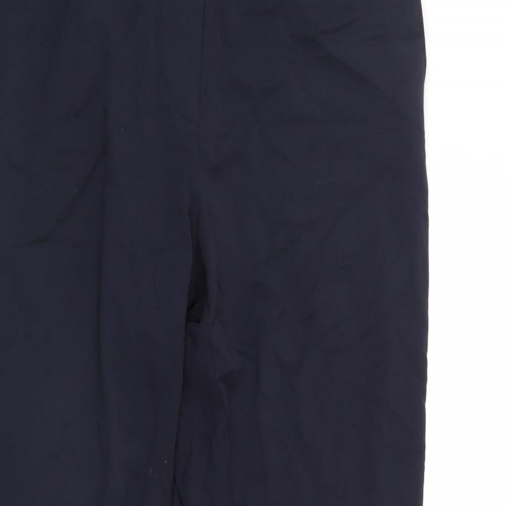 Womens UK Size 16 m&s Regular Fit  Blue Trousers